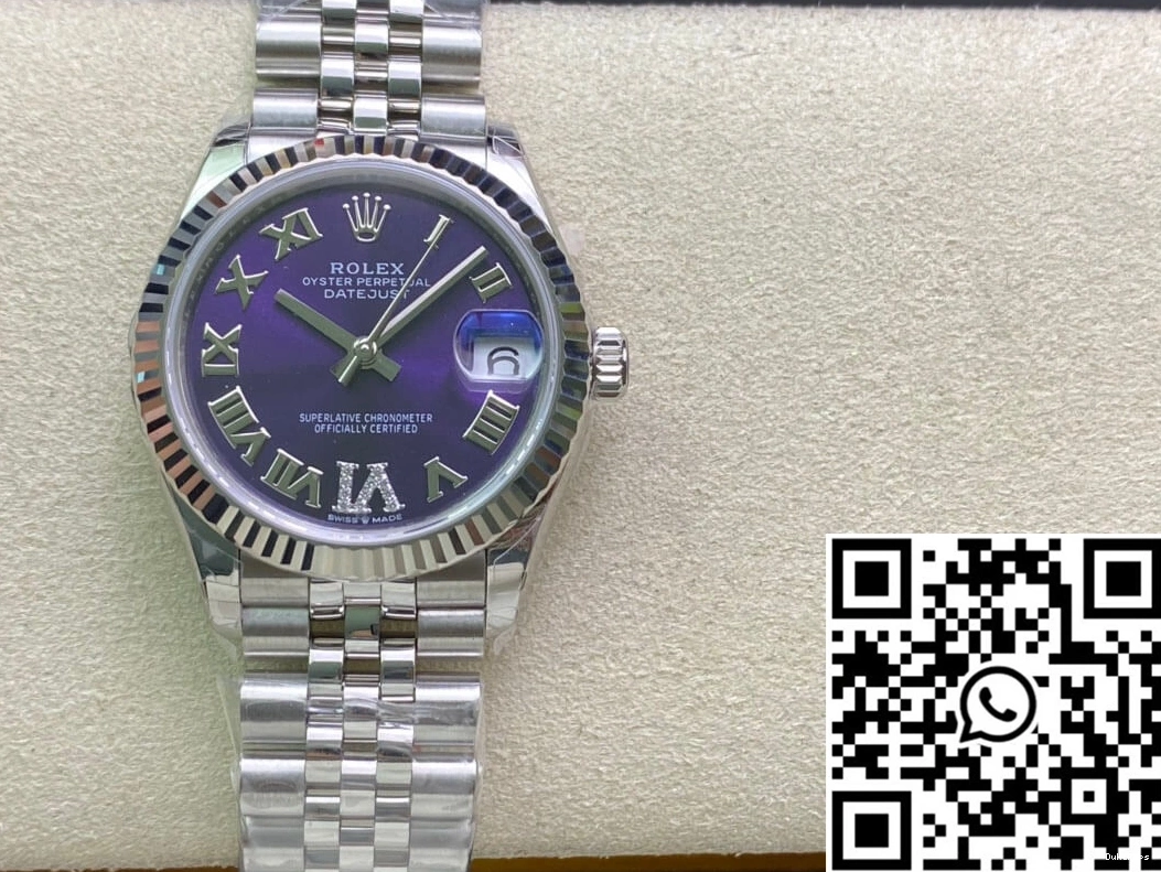 Rolex Purple 31MM Datejust Factory Dial M178274-0088 EW 0911